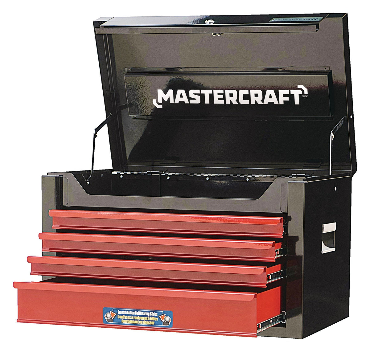 Tool Chest with 4 Drawers, Black & Red, 26-in D5A0 - product image 1