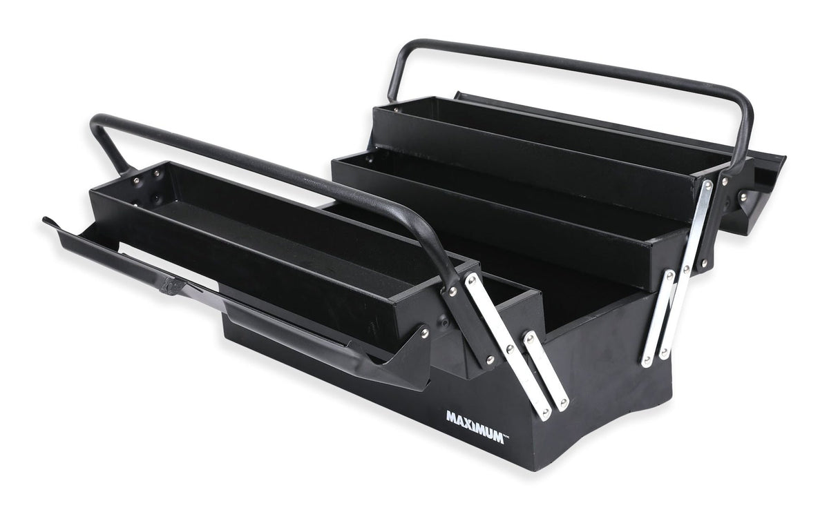 Portable 5-Tray Cantilever Tool Box, Black, 21-in F3F8 - product image 3