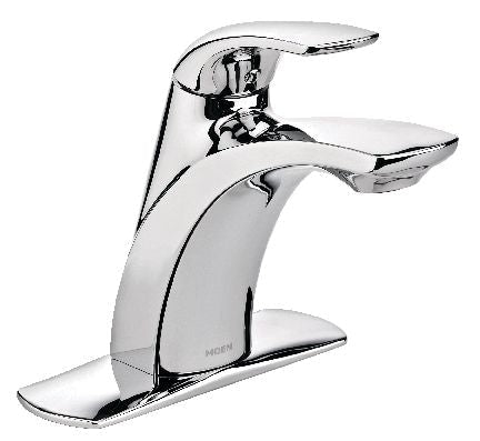 Zarina Single Handle High Arc Bathroom Faucet, Chrome E1A1 - product image 3