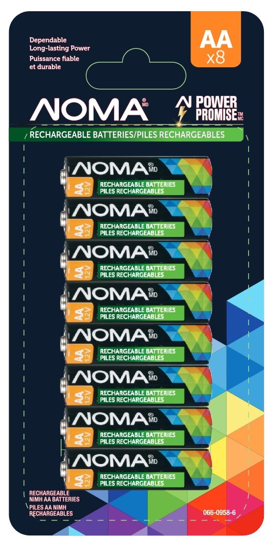 AA Ni-MH Rechargeable Battery, 8-pk V2S9 - product image 1