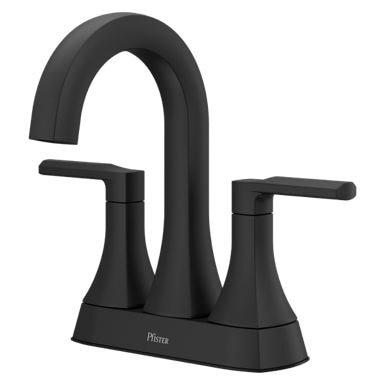 Vaneri 4-in Centreset Bath Faucet, Matte Black Q1E4 - product image 1