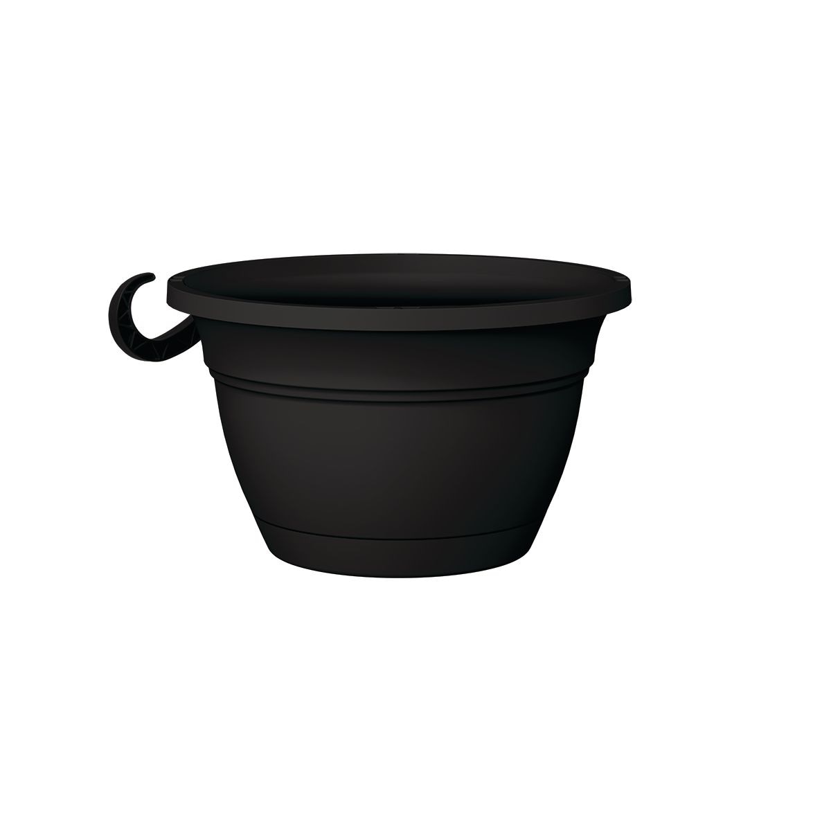 Pride Eclipse Hanging Plastic Basket Round Planter with Saucer Tray, Assorted Sizes R6I8 - product image 1