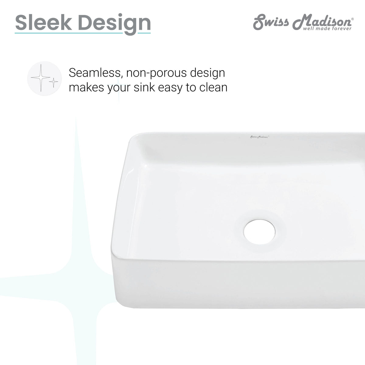Concorde Rectangle Ceramic Vessel Sink N2B3 - product image 3