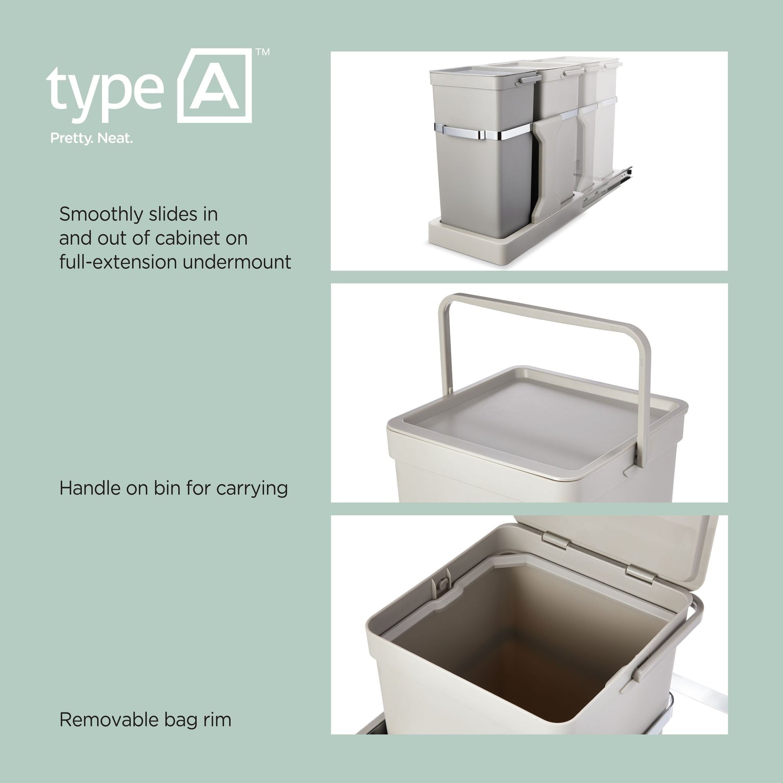 type A Double Pull-Out Storage Bin I2P0 - product image 7