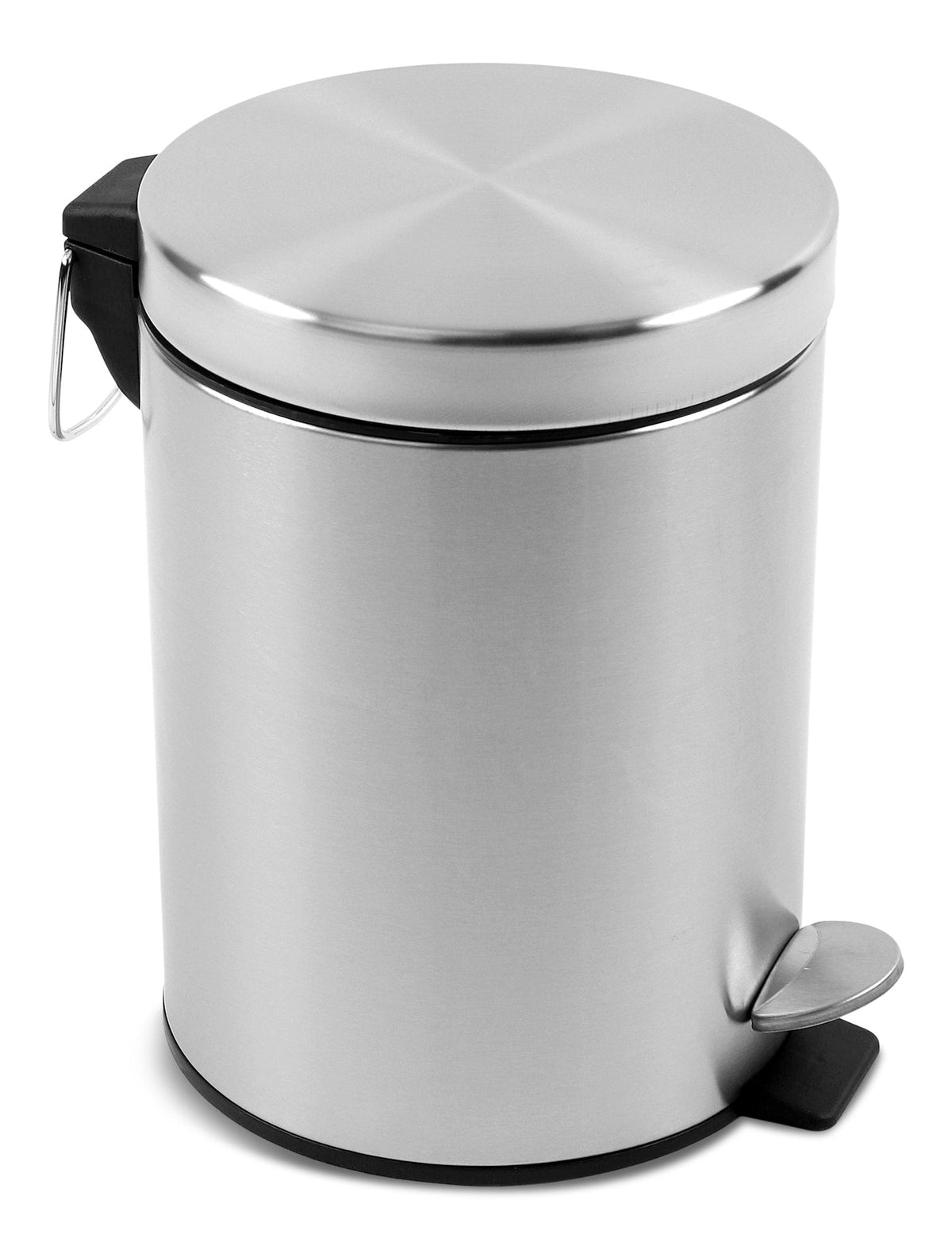 type A Mini Stainless Steel Circular Step Garbage Can, 5-L D5K7 - product image 1