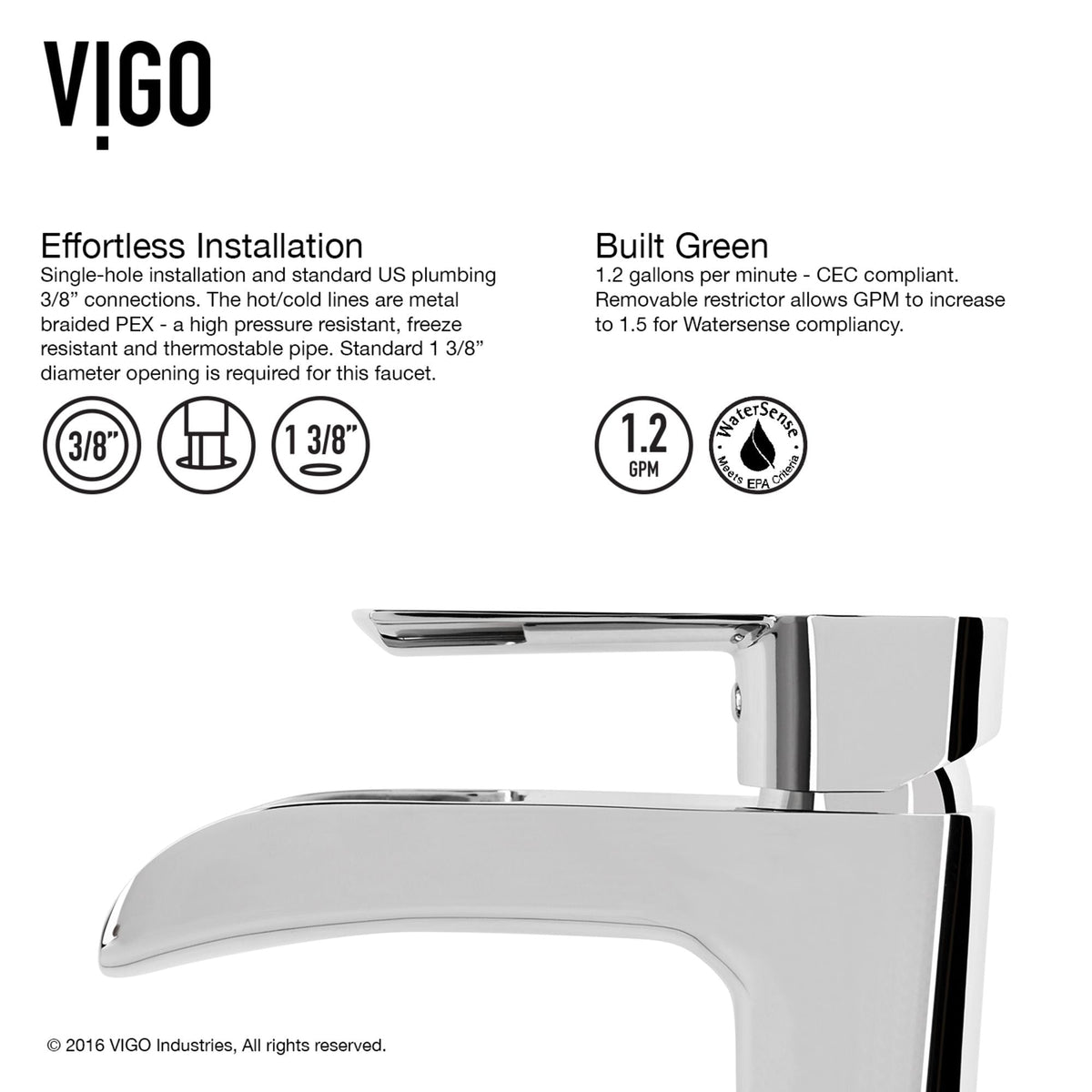 Glass Grey Onyx Bathroom Sink/Basin Set with Niko Faucet and Rectangular Vessel W3L6 - product image 5