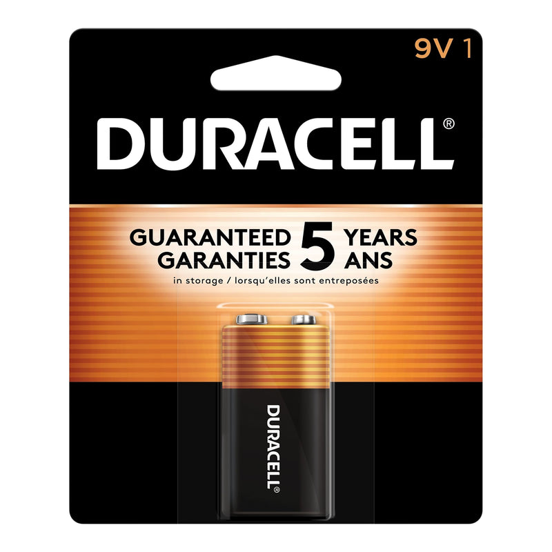 Coppertop 9V Alkaline Battery, All Purpose, 1-pk J7Y4