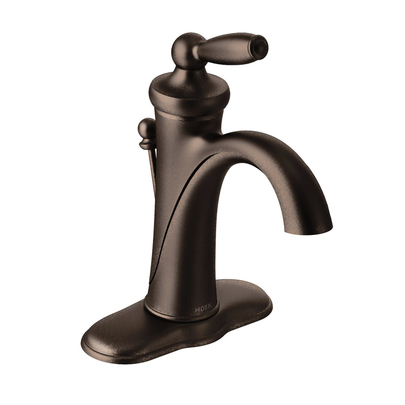 Brantford Single Handle High Arc Single Hole Bathroom Sink Faucet, WaterSense Certified, Oil Rubbed Bronze V2L3