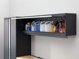 Bold 3.0 Series All-in-One Lockable Steel Garage Cabinetry Set with Bamboo Top, Grey, 90-in x 18-in x 72-in, 4-pc E6T4 - product image 5