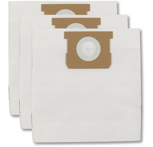 Disposable Paper Dust Collector Filter Bags for Wet/Dry Shop Vacuums, 18-30 L, 3-pk N5M6 - product image 1