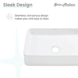 Concorde Rectangle Ceramic Vessel Sink N2B3 - product image 3