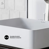 Concorde Rectangle Ceramic Vessel Sink N2B3 - product image 5