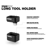 StackTech Long Tool Holder for StackTech Toolbox, Black T8L4 - product image 4
