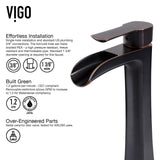 Glass Russet Brown Bathroom Sink/Basin Set with Niko Faucet and Round Vessel R9N9 - product image 7
